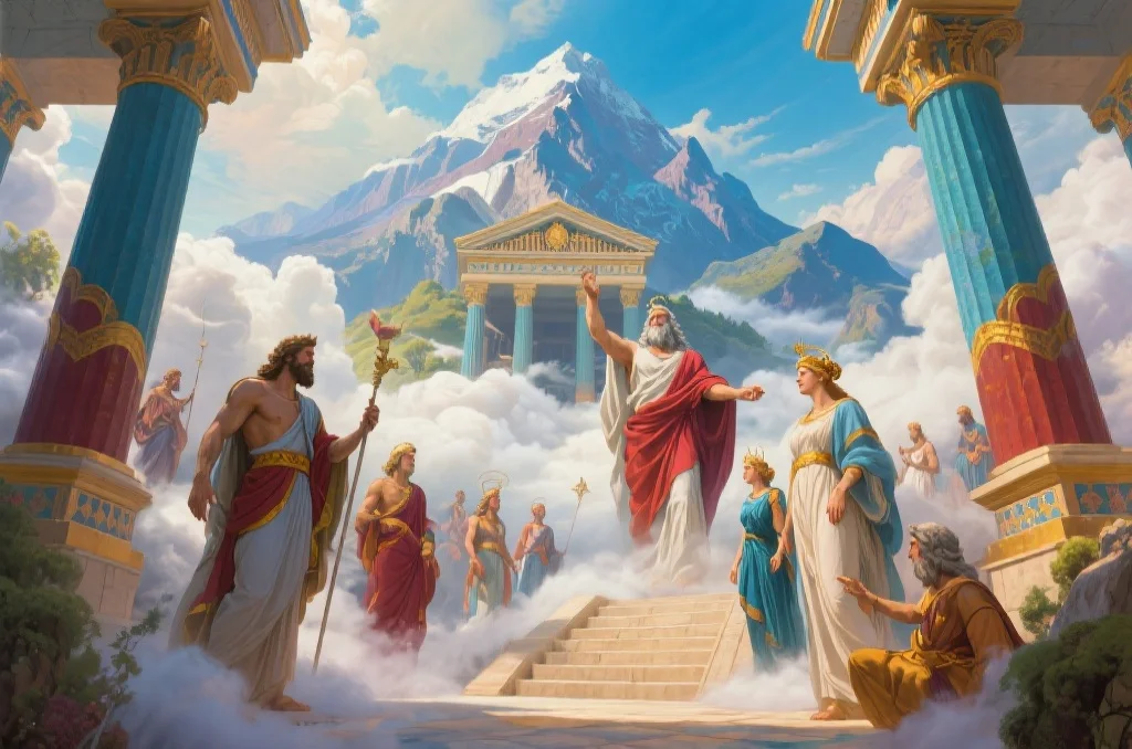 古希腊奥林匹斯山众神